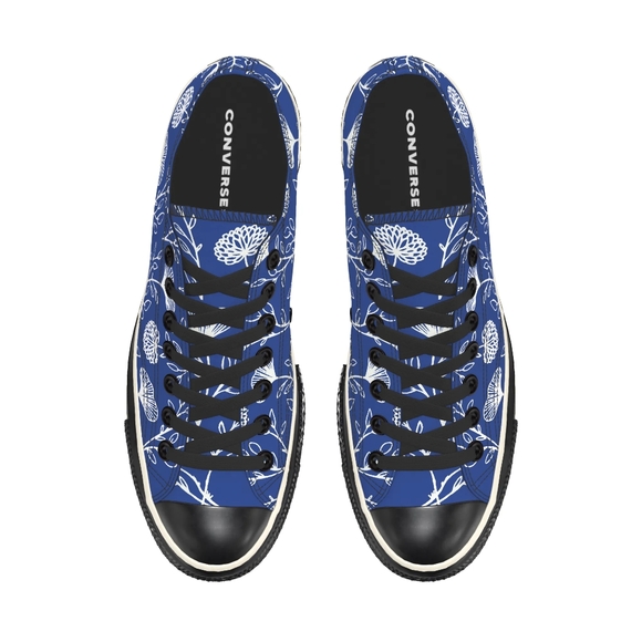 Converse Shoes - Converse Canvas Sneakers with Floral Motif